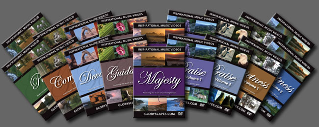 Get 18 (a double set) GloryScapes DVD Videos!