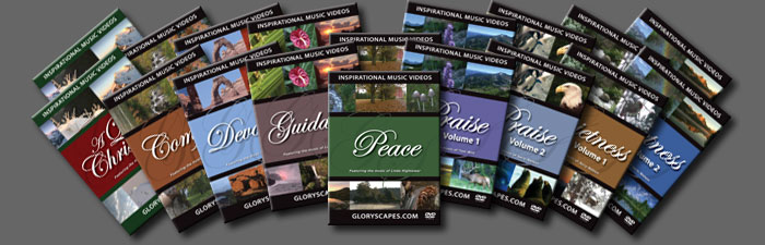 Get 18 (a double set) GloryScapes DVD Videos!